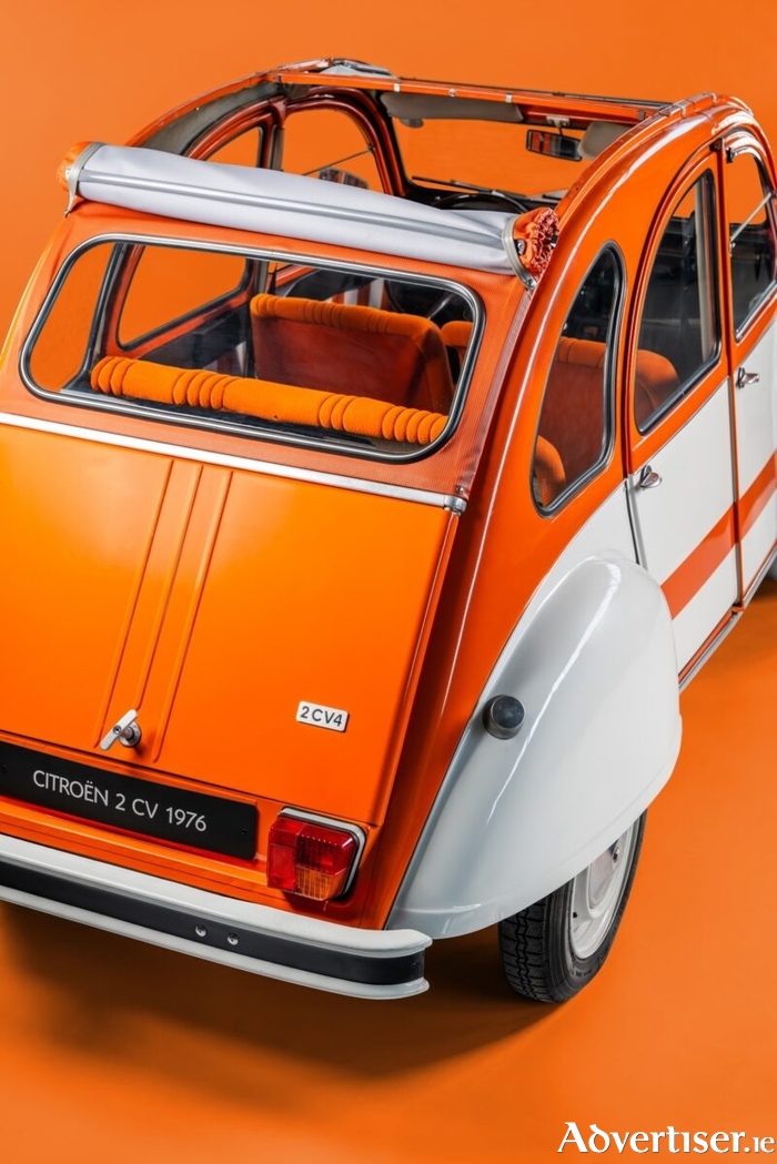 Pictured is the original Citroen 2CV first launched in 1948.