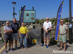 Pictured at the launch are Salthill Rotary Club Members: Pat Hobbert, Eamonn&rsquo;s Conroy, (Salthill Rotary Club President), John Fogarty, Pat Quinlan and Hannah Ryan from Galway Simon Community.