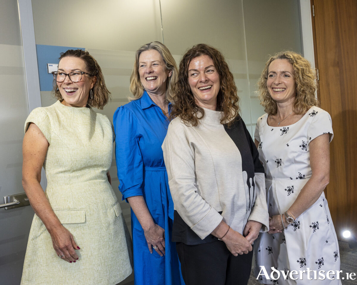 From left: Tara Beattie who is a Going for Growth Lead Entrepreneur as well as founder and CEO of Prepsheets, Carol Gibbons, Enterprise Ireland, participant Orla Connaughton of Aztec Medical in Galway, and Olivia Lynch, KPMG 