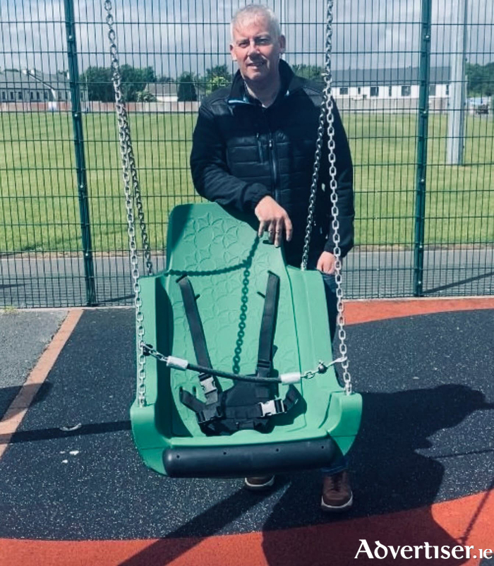 A new inclusive swing has also been installed at the playground, funded by local councillor Andrew Reddington.