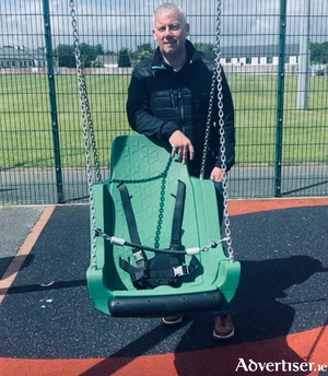 A new inclusive swing has also been installed at the playground, funded by local councillor Andrew Reddington.