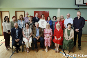Hildegarde Naughton thanked the past staff members for their years of service to Tirellan National School while celebrating the 40th Anniversary on May 29th. She also wished Kevin O' Shea and Bridie O' Dea the very best in their retirement and acknowledged their dedication to the school and the pupils.