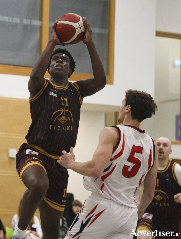 Declan Gbinigie in action for Titan&rsquo;s. (Photo: Mike Shaughnessy)