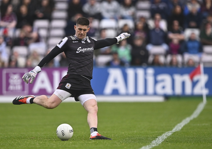 Connor Gleeson during the GAA Football All-Ireland Senior Championship Round 1 match between Galway and Kildare at Pearse Stadium. (Photo by Piaras &Oacute; M&iacute;dheach/Sportsfile)
