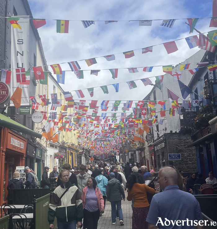 Quay Street in the city's Latin Quarter - 
photographed by Ruby Higgins