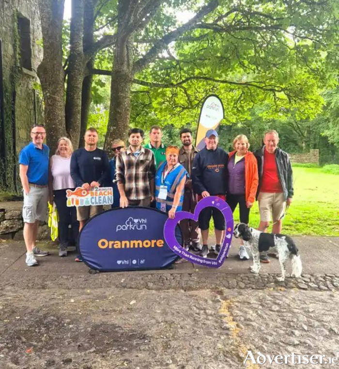 Participants at Oranmore parkrun