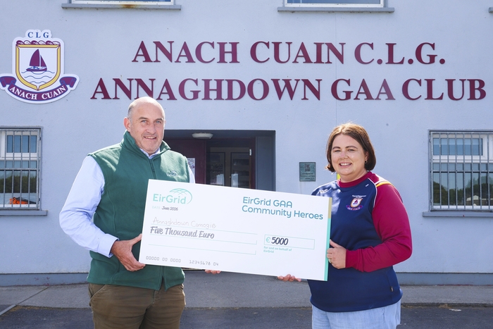 Marie Turkington of Annaghdown Camogie Club, Co. Galway, winner of the Connacht round of EirGrid&rsquo;s GAA Community Heroes Competition. (Photo: XPOSURE)