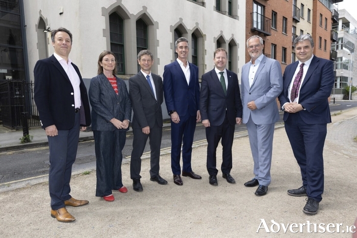 Ireland has secured &euro;10 million in joint Irish Government and European funding to launch the AIF IRL-Antenna, giving businesses, researchers and public sector organisations direct access to Europe's leading AI infrastructure, expertise and innovation networks. Led by the Irish Centre for High-End Computing at the University of Galway in partnership with CeADAR, the initiative will help accelerate AI adoption, support startups and SMEs, and strengthen Ireland's position at the heart of Europe's AI ecosystem. Pictured at the launch at Smock Alley Theatre on Wednesday 1 July are, from left to right: C&eacute;dric Auliac (Al FactoryFrance), Josephine Wood (EuroHPC), J.C. Desplat (ICHEC), James Harkin (ICHEC), Minister for Further and Higher Education, Research, Innovation and Science of Ireland James Lawless, , Arnaud Lambert (LuxProvide) and John Lonsdale (CeADAR). Photo: Kenneth O Halloran