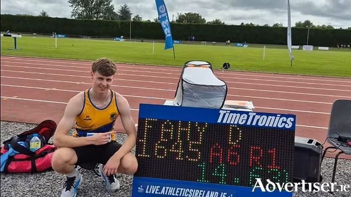 Darragh Fahy- Loughrea AC &mdash;Triple Jump champion