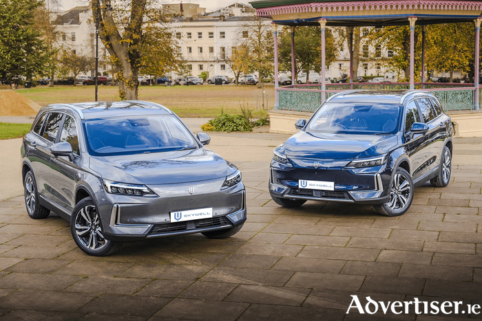 Pictured is the first Skywell model to launch in Ireland, the BE11 mid-sized SUV.
