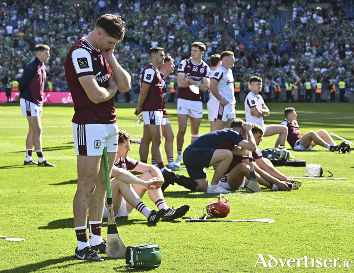 Cathal Mannion after his side's defeat in the GAA Hurling All-Ireland Senior Championship Final against Limerick at Croke Park. 
(Photo by Piaras &Oacute; M&iacute;dheach/Sportsfile)
