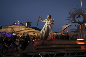 'The Whale Street&rsquo; a thrilling outdoor reimagining of Moby Dick, transforming Galway city into a vast, moving stage. Photo:Andrew Downes, xposure