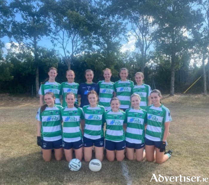 The All-Ireland Intermediate Club 7's champions, Oughterard LGFA.
