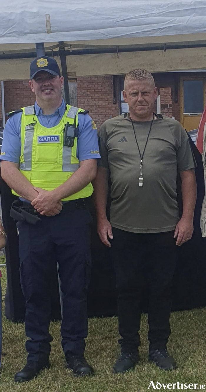 Garda Kenneth Boyle,&nbsp; Sean Walsh world Cup Organiser and referee.