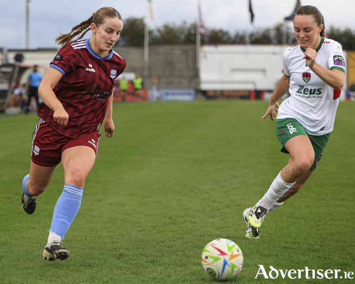 Abbie Callanan got her side's first goal as Galway United came back to win 3-2 against Cork City at Eamonn Deacy Park. (Photo: Stephen Naughton)