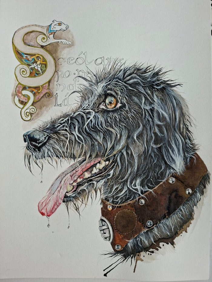 Cat Coogan painting from 'The Wild Things'