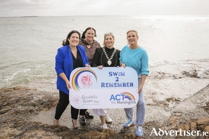 Pictured ahead of the fifth annual Swim2Remember are, Noreen McKenzie, founder of Swim2Remember; Siobhan Carroll, co-founder of ACT for Meningitis; Karen Ronan, National President of Network Ireland. Suzanne McClean, co-founder of Rosabel&rsquo;s Rooms.