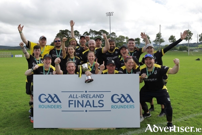 The victorious Galway City Rapparees All-Ireland Mixed title-winning team.