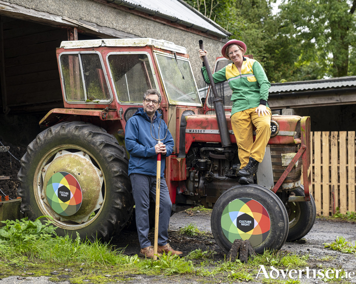 Ultan Conlon and Breda Larkin celebrating Massey Ferguson culture
Photo: Ciarán MacChoncarraige