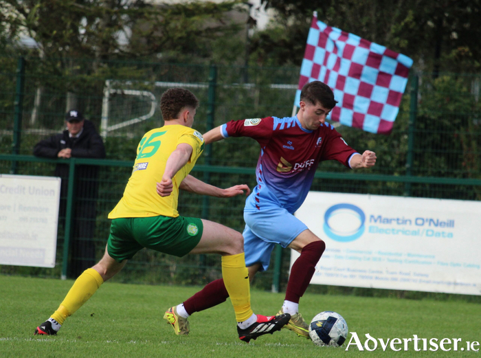 Mervue United defeated Bonagee United 2-1 at Fahy's Field last weekend. (Photo: Sam Murphy @ SamSportsActionMedia)