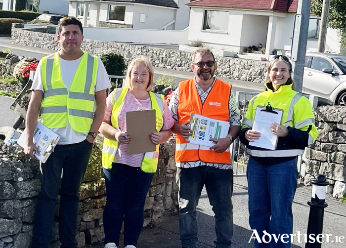 Pictured (attached) from left to right: Robert Cannon (The Waterfront), Valerie Reilly (Jardin Drive), John McCormack (Gort Road) and Bernie Rushe (The Waterfront).