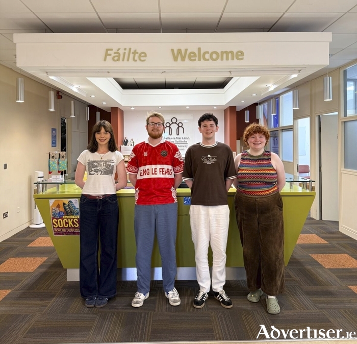 (Left to Right): Eimear Burke, Cathal &Oacute; h&Eacute;igeartaigh, Se&aacute;n de B&uacute;rca and Molly Hickey