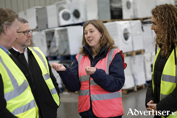 &ldquo;People may not even realise that even small novelty products can contain electronic components and materials that should be recovered, said Elizabeth O'Reilly of Waste Electrical and Electronic Equipment (WEEE) Ireland as a new survey for International E-waste Day showed Irish consumers fuelling a growing &lsquo;fast tech&rsquo; trend of lower cost, small electronic items, leading to a mountain of discarded e-waste
Photographer: Conor McCabe.