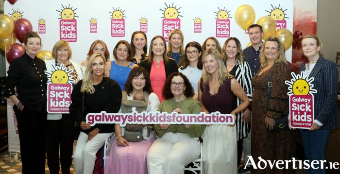 The Galway Sick Kids Foundation committee, with volunteers and sponsor, Ciara Power, Aerogen, at the launch of The Galway Sick Kids Foundation, new logo and website and the launch of the Galway Sick Kids Foundation Winter Ball, which will take place at the Salthill Hotel on November 28. Tickets are available from their website www.galwaysickkids.ie.