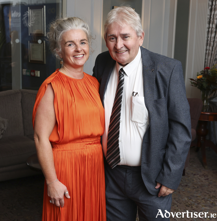 Councillor Michael Moegie Maher with Chief People Officer Bus Eireann Nessa White at the ETBI Annual Congress