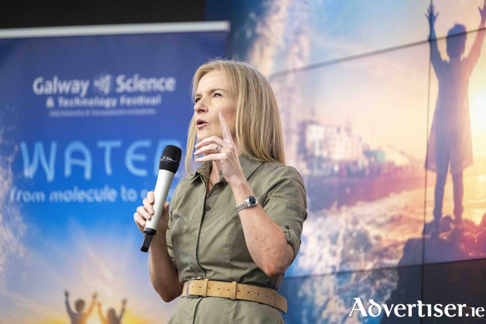 Joanna Donnelly, Meteorologist, at the 2026 festival launch. Photo: Andrew Downes. 