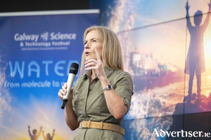 Joanna Donnelly, Meteorologist, at the 2026 festival launch. Photo: Andrew Downes. 