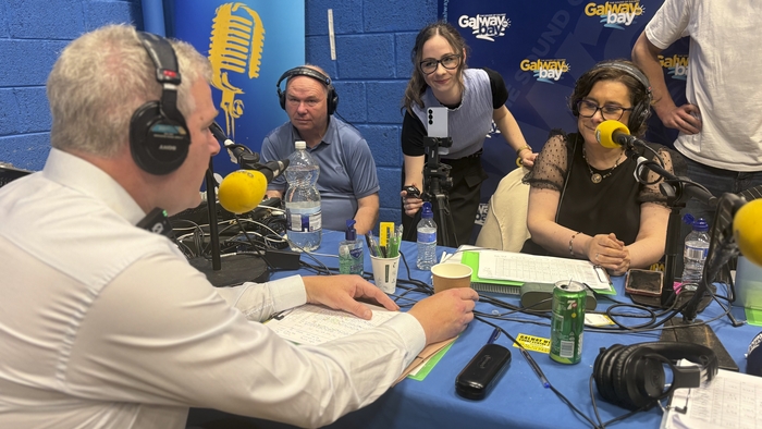 Deputy Sean Kyne being interviewed by Galway Bay fm after his election a few minutes ago.