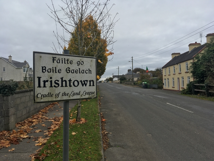 Irishtown sign
