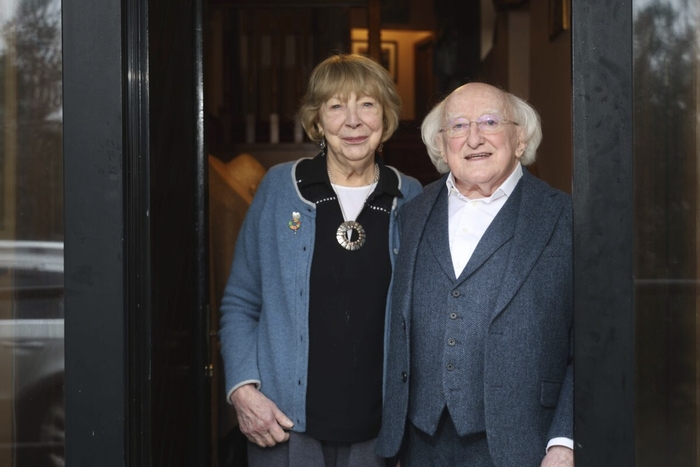 Sabina and Michael D Higgins at their Galway home, Aimhirgin. (Photo: Mike Shaughnessy )