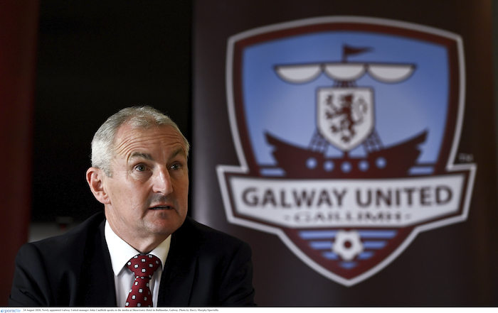 Galway United manager John Caulfield
